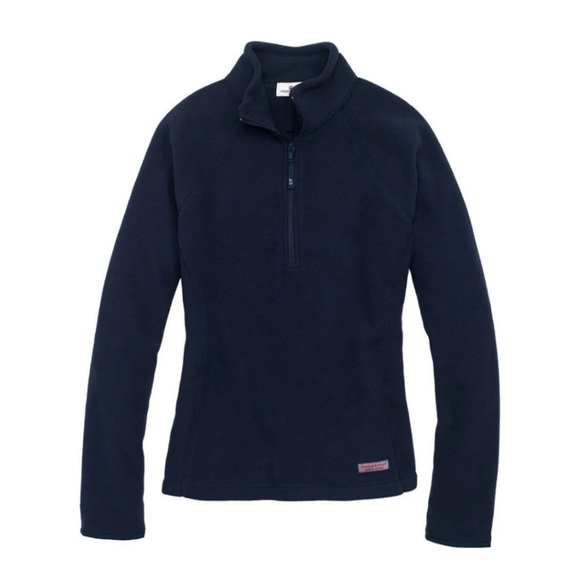 NWT Vineyard Vines Gondola Fleece Solid Navy - Picture 4 of 4